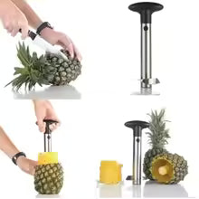 Stainless Steel Pineapple Corer Slicer – 1PC Pineapple Peeler & Cutter Kitchen Gadget